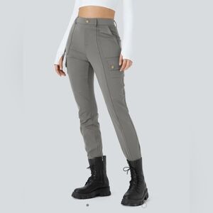 Halara gray cargo pocket pants